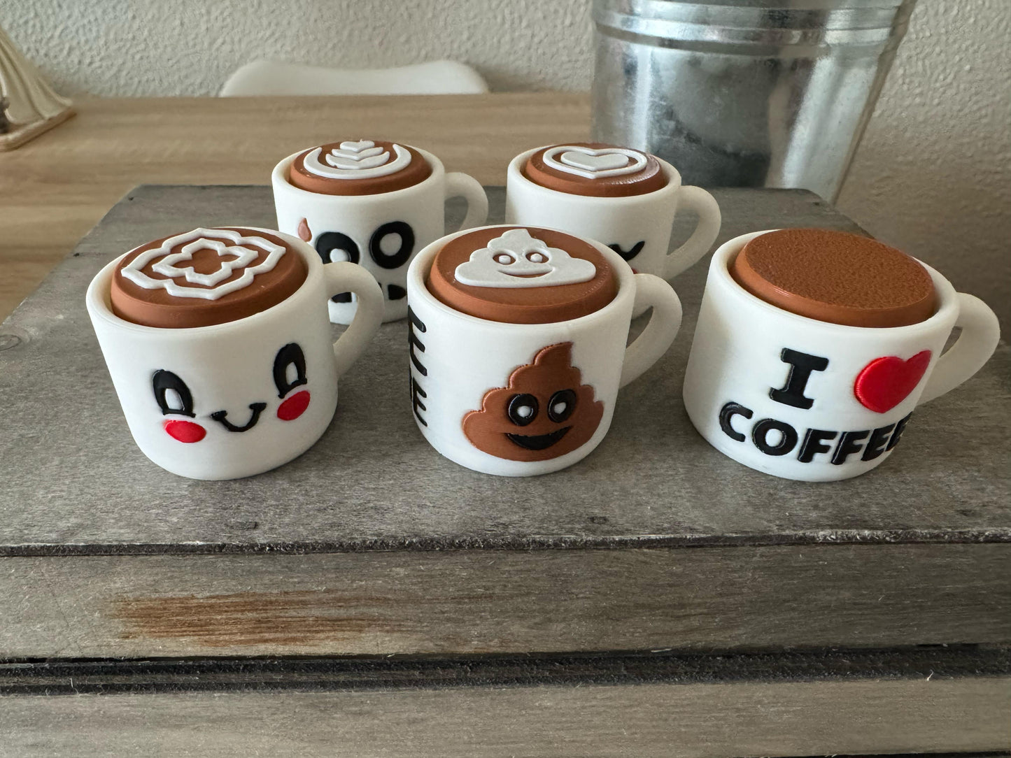 Clickers Fidget Toys - Coffee cups